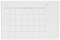 U Brands Magnetische Tafelfolie Wandtafel Kreidetafel, 50,8 x 76,2 cm, weiß Holz Rahmen Kalender, trocken abwischbar