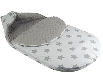 Saco acolchado para carrito de bebé, con calentadores para manos y cojín 13 Talla:Footmuff XL size