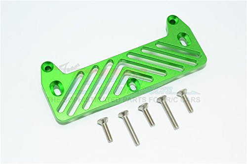 GPM Racing Tamiya Lunch Box Aluminum Front Bumper Mount - 1Pc Set Green