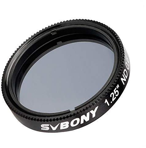 Svbony SV139 Mondfilter ND4, 1,25 Zoll 25% Transmission für Mondsichel, Teleskop Mondfilter Reduziert Blendung, Aluminiumrahmen für Mondbeobachtung