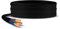 Primes DIY 3 Core Round Black Flex Flexible Cable, stranded electrical copper wire, Insulated Flexible PVC Wire, Stranded Wire High Temperature Resistance, 3182Y BASEC Approved 0.75mm(3 Meter)