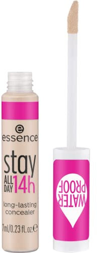 Essence Cosmetics Stay All Day 14H Correttore Lunga Durata, Lunga Durata, Coprenza, Risultato Immediato, Naturale, Opaca, 7ml