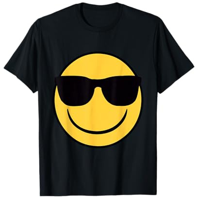 Gafas de Sol Retro Emoji Oficiales Cara Sonriente Camiseta