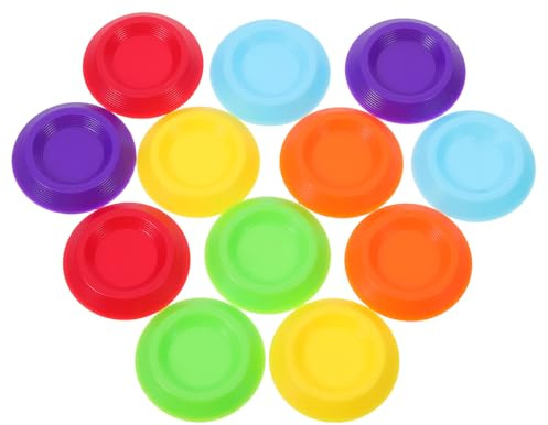 SUPVOX 12 Comederos para Cucarachas de Plástico Pequeño 3,4 Cm, Platos Redondos Multicolor para Terrarios, Cuencos para Reptiles E Insectos, Alimentador y Recipiente para Color