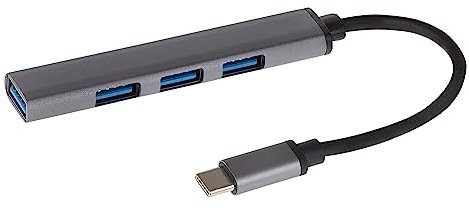 Nikkai USB C Hub Adapter, 4-in-1 with 4x USB-A 3.1 Super Speed Ports for MacBook Air, MacBook Pro, Dell XPS, Lenovo ThinkPad and More