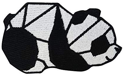 Finally Home Süßer schlafender Panda Patch zum Aufbügeln | Pandabär Patches, Bären Bügelflicken, Tier Flicken, Aufnäher für Babys, Kinder und Erwachsene