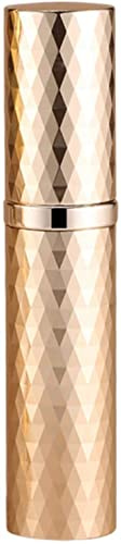 BRARIOS Atomizzatore di Profumo,5ml Bottiglia Profumo Ricaricabile,Portatile Flacone Spray Profumo da Viaggio,Mini Nebulizzatori per Profumo (Z-Gold)