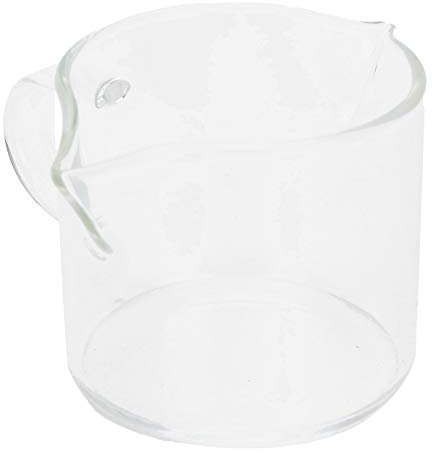 Tazas de café Expreso, Taza Medidora de Vidrio, Taza de Tragos Expreso de Doble Boca con Asa, Taza de café Expreso para Bebidas Frías o Calientes