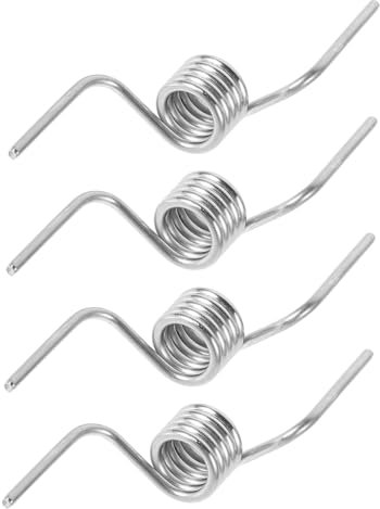TOPBATHY 4pcs Refrigerator Door Spring Replacement Vertical Beam Fridge Door Mechanism Spare Part Steel Fridge Divider Spring for Refrigerator Repair and Stability Enhancement