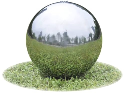 Snsowed Fontana da Giardino a Sfera con LED in Acciaio Inox 40 cm,Arredo,Fontane e laghetti,Fontane e cascate ornamentali-41684