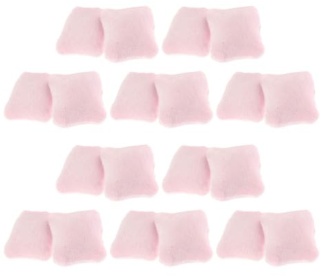 Uonlytech 12 pour Maison de Poupée Coussins Miniatures pour Canapé Accessoires Réalistes pour Meubles Miniatures et Jeux D’Imitation