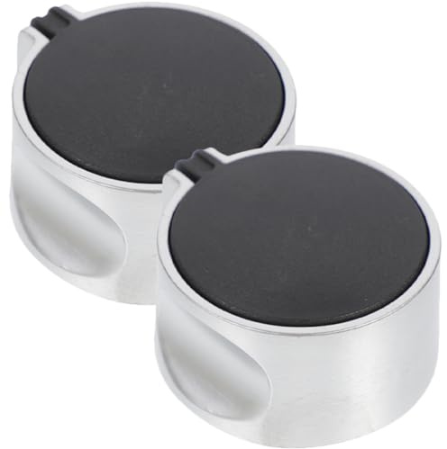 Uonlytech Perillas de Cocina a Gas de Aleación de Zinc, 2 Piezas, Cómodas para Grip, Compatibles Mayoría de Estufas Domésticas y Restaurantes