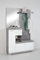 DEINE TANTE EMMA 4020-1000 Bristol Beton Nb. / weiß Edelglanz Garderobe Kompaktgarderobe Diele mit Spiegel und Schuhkommode ca. 120 cm FMD