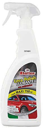 Cera Polish Lucidante, per Carrozzeria Auto, Effetto Seta, Idrorepellente, Antistatica, 750ml