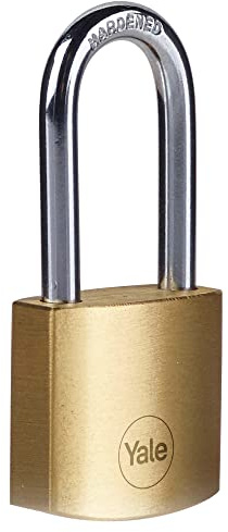 YALE Candado 20 mm Arco Largo Caja