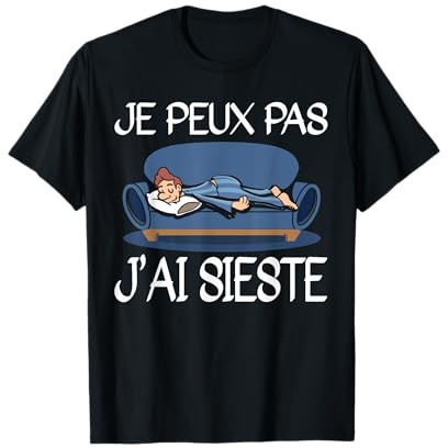 Je Peux Pas J'Ai Sieste La Flemme Cadeau Drôle Panda T-Shirt