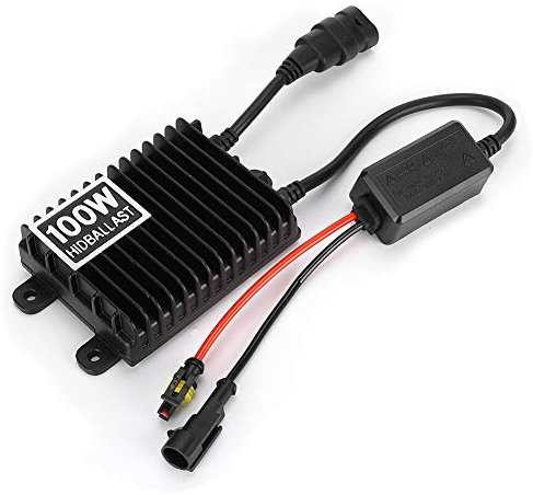 Gugxiom Reattore Leggero, Reattore per Lampada Funzionante Automaticamente Modulo unità di Controllo da 100 W in Lega di Alluminio 12v per Stabilizzatore di Reattore per Lampada allo Xeno
