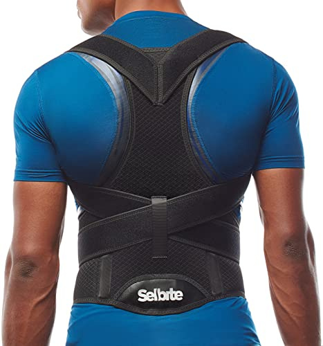 Selbite Posture Corrector for Men and Women, Full Back Support Brace