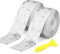 2 Rollos Cinta Selladora Autoadhesivas, Impermeable Cinta Baño Selladora, PVC Prueba de Moho Cinta de Sellado con Raspadore para Bañera Coche Fregadero de Cocina Esquina de Pared
