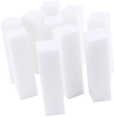 Bloque Pulidor de Uñas 10 Piezas de Esponja Cuatro Lados Blanco Natural