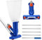 Ertisa Set di aspirapolvere per Piscina, 71 pollici palo Aspiratori Portatili Piscina per Manutenzione della Piscina con spazzola, Kit di Pulizia per Piscine Spa Vasca Pulizia di foglie, sporco sabbia