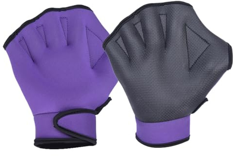 Guantes de natación para hombre - | Guantes de natación Webbados con guantes acuáticos de entrenamiento de natación, sin equipo de buceo para mejorar la fuerza del brazo, la resistencia y la agilidad