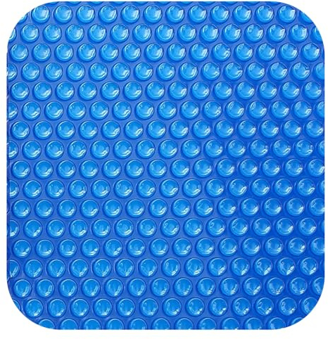 Cubierta Piscinas Manta Térmica 600 Eco de 8 x 4 m con Refuerzo EN LOS Anchos - Ahorro DE Agua Y ENERGIA -