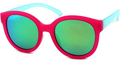 Kiddus Occhiali da Sole Bambina 6-9 Anni Bambini Polarizzati UV400 CAT3, Protezione 100% UVA UVB, Design Europeo, Leggeri per Scuola e Mare, Certificazione CE ISO REACH