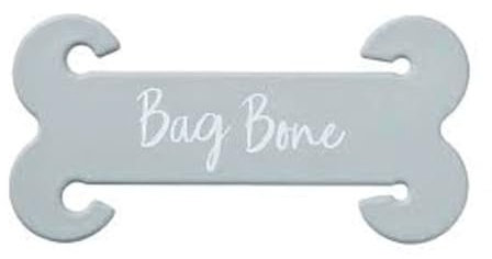 WOLTERS Bag Bone Halter für Hundekotbeutel, Farbe:hellgrau