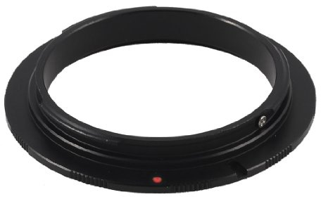 Ruilogod 55mm Metal Macro Reverse Adapter Ring for Digital SLR Camera