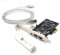 Pardarsey PCIe 3 Ports 1394A Firewire Erweiterungskarte, PCI Express (1x) auf Externe IEEE 1394 Adapter Controller (2 x 6 Pin + 1 x 4 Pin) mit Low-Profile-Halterung für Desktop-PC und DV-Anschluss
