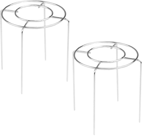JHKNNK Griglia per Cottura a Vapore e Raffreddamento in Acciaio Inox, Set 2 Pezzi 12,7 CM Diametro, Adatta per Raffreddare Chiffon Cake e Dolci