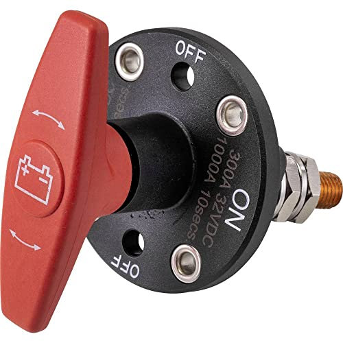 TRU Components TC-9075596 Kfz-Batterieschalter 32 V/DC 300 A 1 x Aus/EIN rastend IP67 1 St.