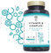 Vitamina B Complex. Vitamina B12, Inositolo, B9 (acido folico), B7 (Biotina), B6, B3, B2, B1. Acido pantotenico. Integratore difese immunitarie. 150 Capsule. CE. Vegano. N2 Natural