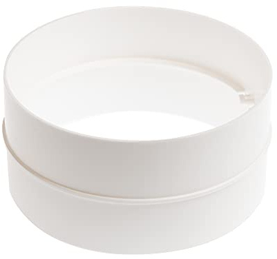 Steinberg14 Connector Without Backflow Ø 125mm / 5 Inch Valve, Connector for Ventilation Pipe Made of PVC