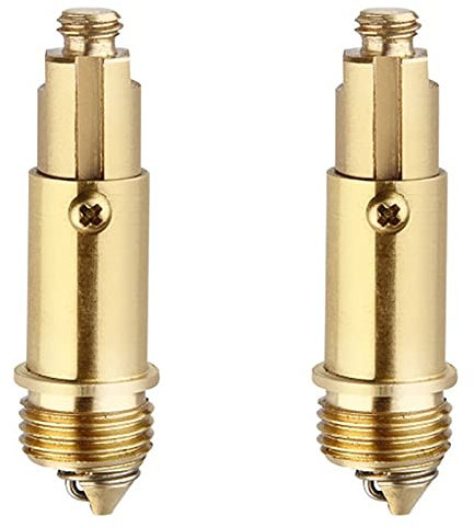 Gsrhzd 2 piezas Válvula para lavabo clic clac, Perno Válvula de Desagüe, Se utiliza para reemplazar piezas rotas, adecuado para la mayoría de baños, bañeras y tapones de desagüe del fregadero