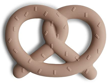 Mushie Beißring für Babys aus BPA-frei Silikon | Fördert Sehsinn & Motorik Baby | Zahnen Nursing Zubehör | Sichere & Hochwertige für Kleinkinder Kinder Jungs & Mädchen | Ball Design (Dried Thyme)