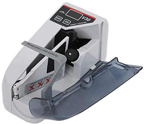 Geldzähler, 600 Stück/min, tragbarer Mini-Währungszähler, Banknotenzählmaschine, voreingestellte Punkte, Kassenregister (EU)