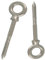 M10 Wood Eye Screw Threaded Bolt Made of Stainless Steel for Secure Wood Connection Direct Timber Mounting M10 x 100mm (Pack of 2)