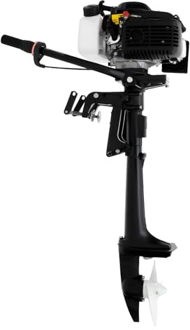 Motore fuoribordo da 52 cc con sistema CDI di raffreddamento ad acqua, motore a benzina a 4 tempi, motore fuoribordo brushless per barche da pesca e gommone