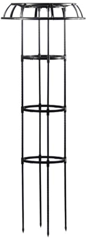 Rosse Trellis Outdoor – Enrejado de flores trepadoras, enrejado de plantas de acero, con forma de paraguas, soporta torre de plantas, acero para interiores y exteriores, enrejado de plantas resistente