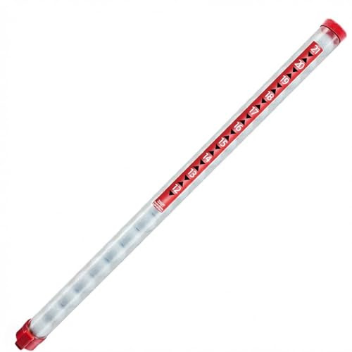 Lunarthos Golf Ball Retriever 35.6 Inch Clear Plastic Shag Tube Quick Release Golf Ball Collector Pick Up Tool for Golf Practice