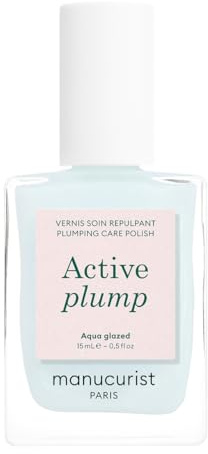 Manucurist Active™ Plump Aqua Glazed Vårdande Nagellack med Utfyllande Effekt 15 ml
