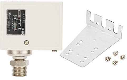 Vikye Elektronischer G1/2 '' Druckschalter Luft Wasserpumpe Kompressor Druckregler, SPDT-Schalter, EIN-AUS