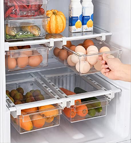 organizer Contenitori frigo estensibile, cassetti per frigorifero, dispensa, organizer frigo NP
