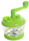 Manual Food Processor, Hand Crank Vegetable Processor Portable Onion Dicer Garlic Cutter Kitchen Meat Grinder Vegetable Chopper for Veggies, Ginger, Fruits, Nuts, Herbs
