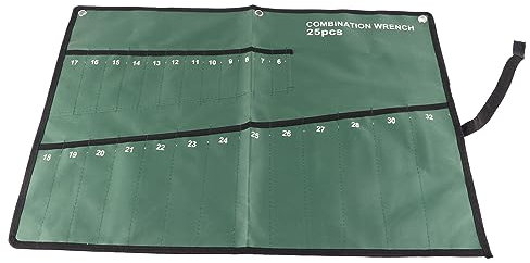 QANYEGN Schraubenschlssel Aufrollen Werkzeugtasche, Multi Pocket Werkzeug Rollenschlsselbeutel Organizer, Canvas Schraubenschlssel Organizer fr Schraubenschlssel