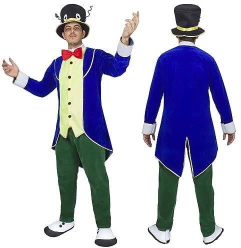 Pegasus Costume Grillo di Pinocchio Adulto Vestito Carnevale (M)