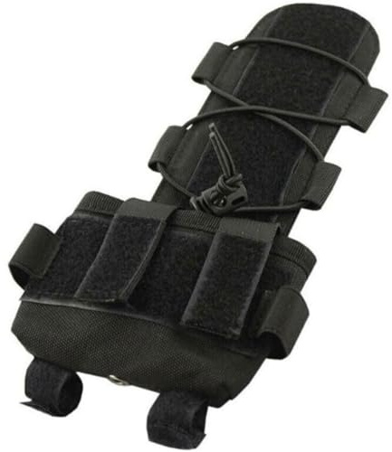 Tactical FAST Helmet Battery Pack storage Pouch MK2 Counterweight Weight Accessory Bag Holder Balance Airsoft NVG (Black)