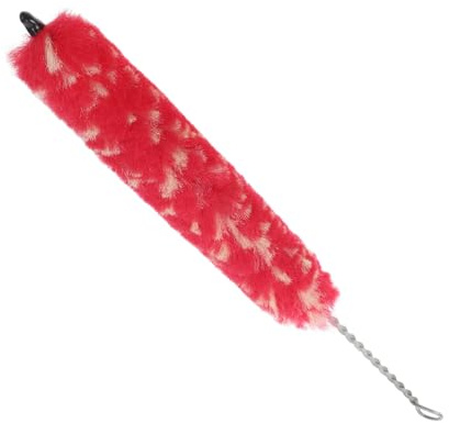 Genérico cepillo de limpieza de clarinete palo de limpieza de flauta limpiador de cuello de saxofón cepillo de limpieza de flauta cepillo de limpieza de trompeta Felpa rojo